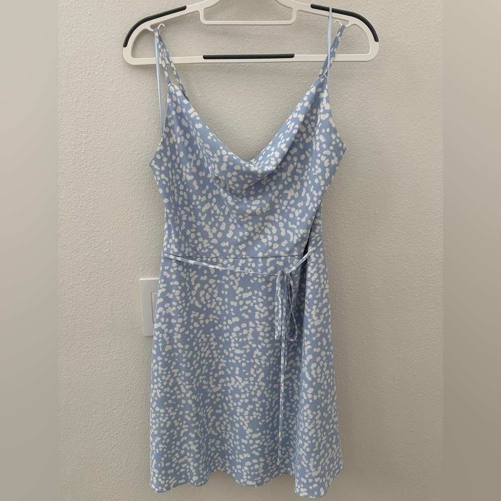 Gianni Bini Blue Wrap Sundress